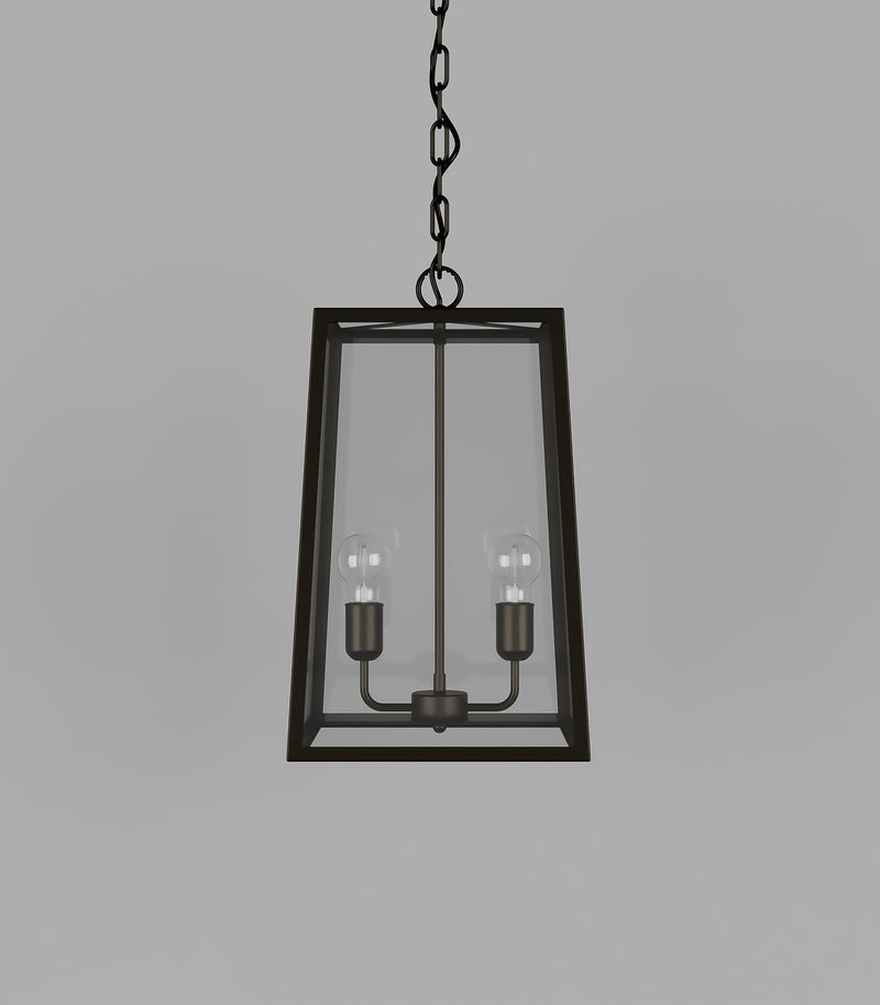 Lighting Republic Dover Lantern Clear/ Frosted Interior Pendant Old Bronze - LR.i03.73. - Lighting Republic