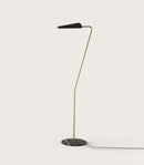 Aromas Bion Floor Lamp 2700K Aged Gold/ Matte Black/ Matte White 5W - ARO.P1306