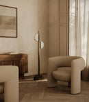 Aromas Gina Floor Lamp 2700K Black- ARO.P1334/ORO-NEG