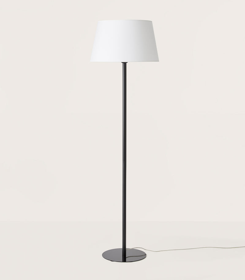 Aromas Tex Floor Lamp White/ Matte Black - ARO.P1026/NEG+151011/40 