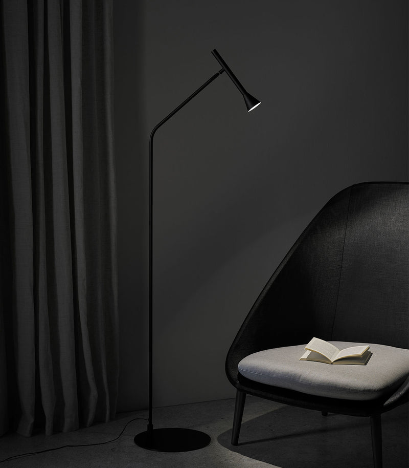 Aromas Lyb Floor Lamp 3000K Matte Black 5W - ARO.P1274/NEG