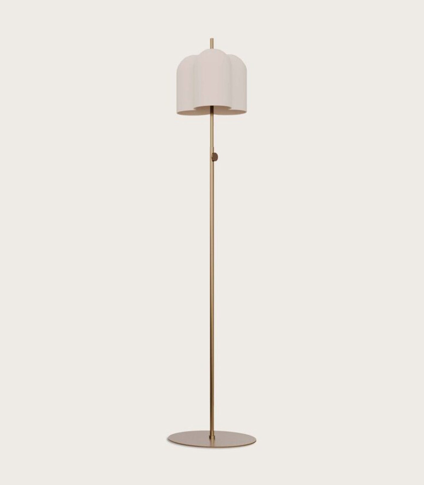 Aromas Oket Floor Lamp 2700K Matte Black/ Matte Brass/ Matte White 10W - ARO.P1317/NEG, ARO.P1317/BCO
