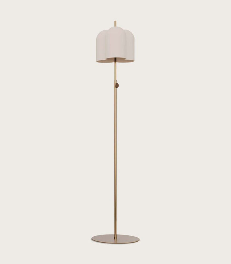 Aromas Oket Floor Lamp 2700K Matte Black/ Matte Brass/ Matte White 10W - ARO.P1317/NEG, ARO.P1317/BCO