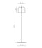 Aromas Oket Floor Lamp 2700K Matte Black/ Matte Brass/ Matte White 10W - ARO.P1317/NEG, ARO.P1317/BCO