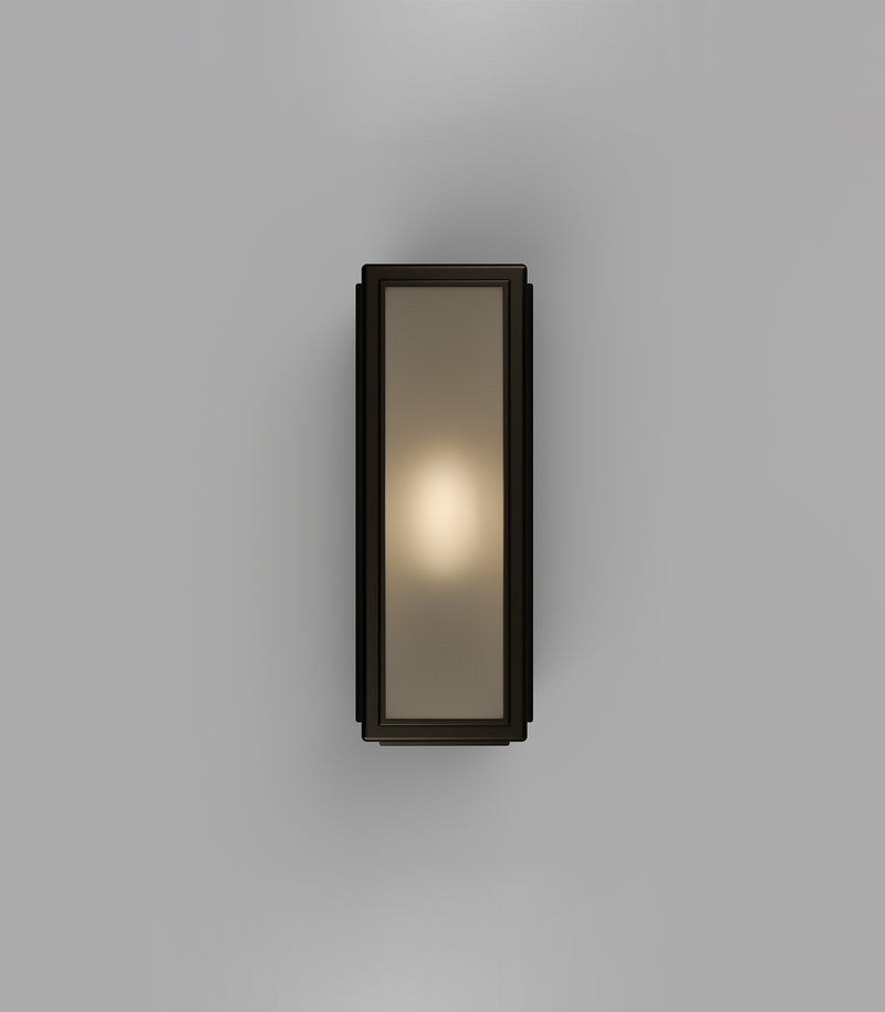 Lighting Republic Lille Interior Wall Light Clear / Frosted Bronze Finish IP44 - LR.E01.73.