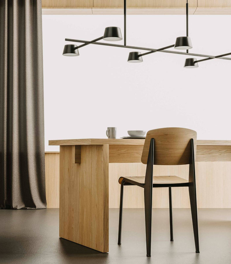 Aromas Nera 6lt Interior Pendants 3000K Matte Black 8W - ARO.C1229/6