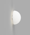  Lighting Republic Orb Dome Mirror Interior Wall Light Chrome / Dark Bronze / White IP44 - LR.i01.54M. + LR.A03.DM.