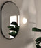Orb Dome Mirror Wall Light Chrome/ Dark Bronze/ White IP44- Lighting Republic