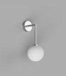 Lighting Republic Orb Long Arm Interior Wall Light Dark Bronze / White / Chrome IP44 - LR.i01.54B. + LR.A03.S.