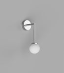 Lighting Republic Orb Long Arm Interior Wall Light Dark Bronze / White / Chrome IP44 - LR.i01.54B. + LR.A03.S.