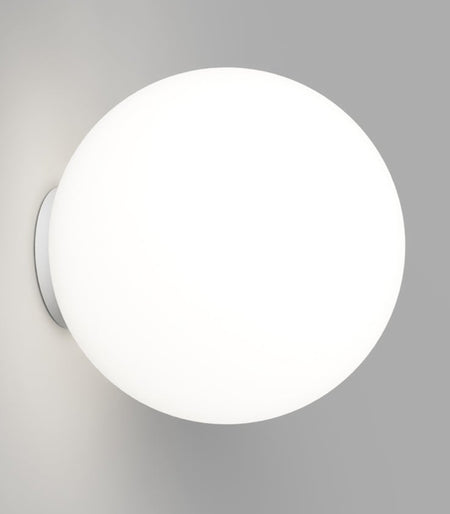 Lighting Republic Orb Mirror Interior Wall Light Chrome / Dark Bronze / White IP44 - LR.i01.54M. + LR.A03.S.