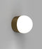 Lighting Republic Orb Sur Interior Wall Light Old Brass / Iron / White IP44 - LR.i01.54e.M. + LR.i01.54M. + LR.A03