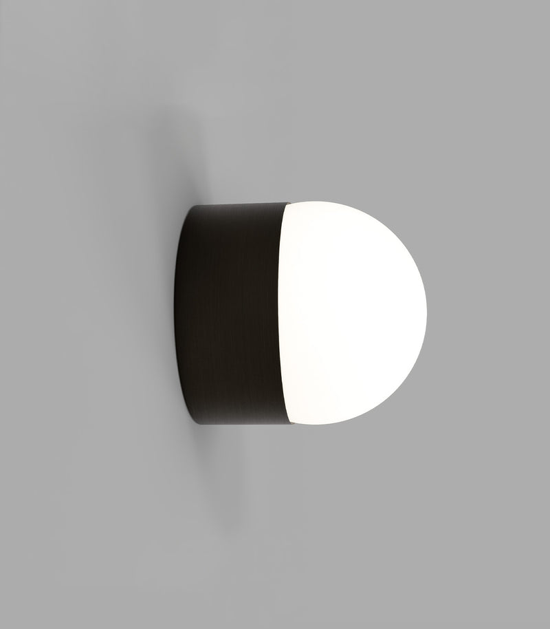 Lighting Republic Orb Sur Interior Wall Light Old Brass / Iron / White IP44 - LR.i01.54e.M. + LR.i01.54M. + LR.A03