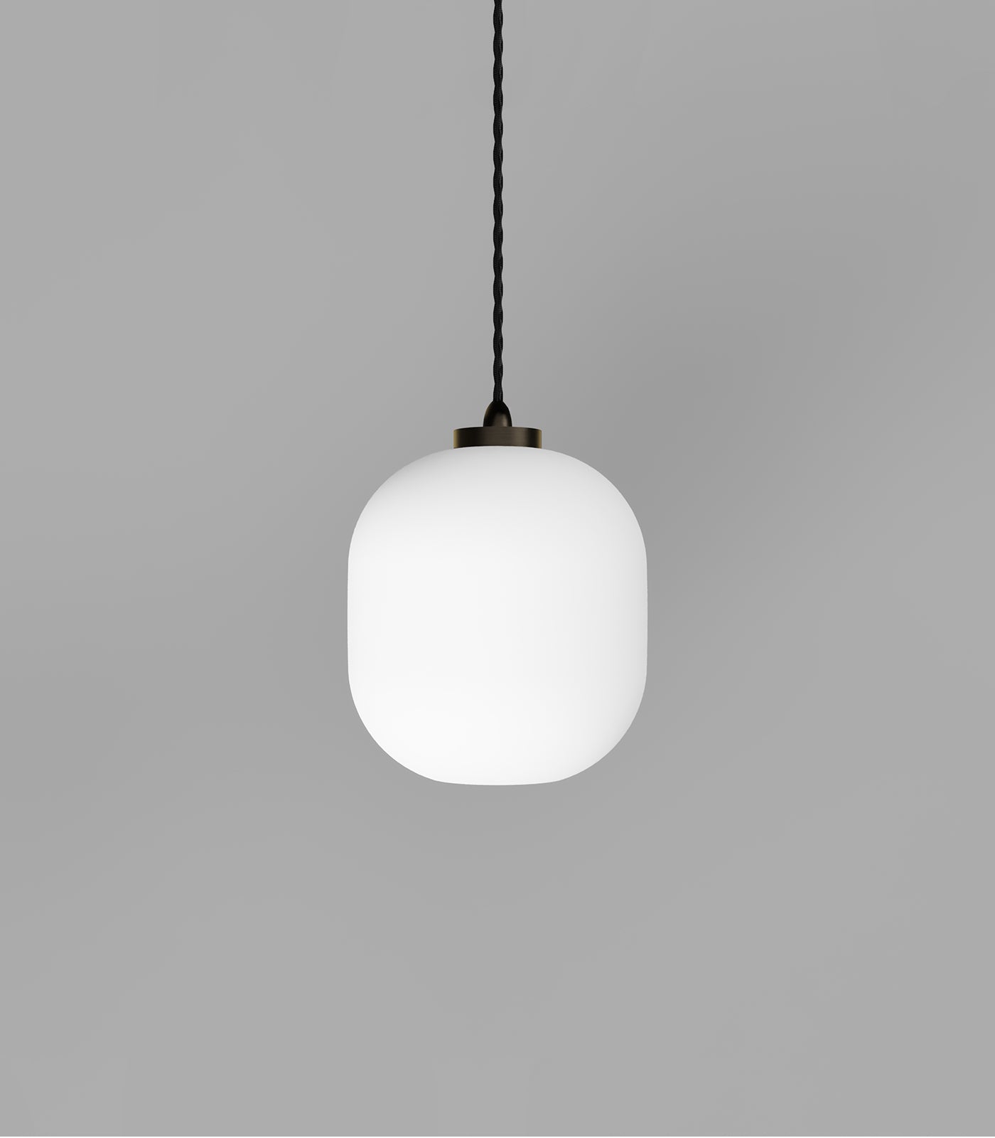Lighting Republic Parlour Curve Interior Pendant Clear/ Smoked/ White - LR.i02.25. + LR.A01.006.