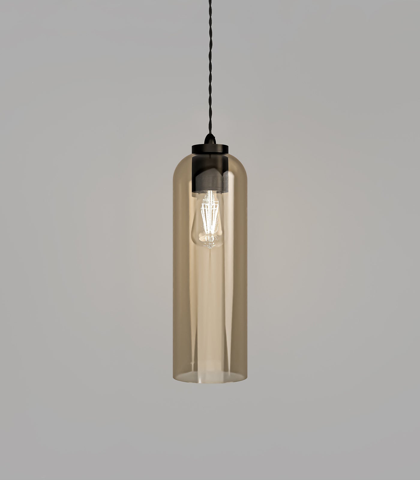 Lighting Republic Parlour Elong Interior Pendant Light Amber/ Clear/ White/ Smoked - LR.i02.25. + LR.A01.007.