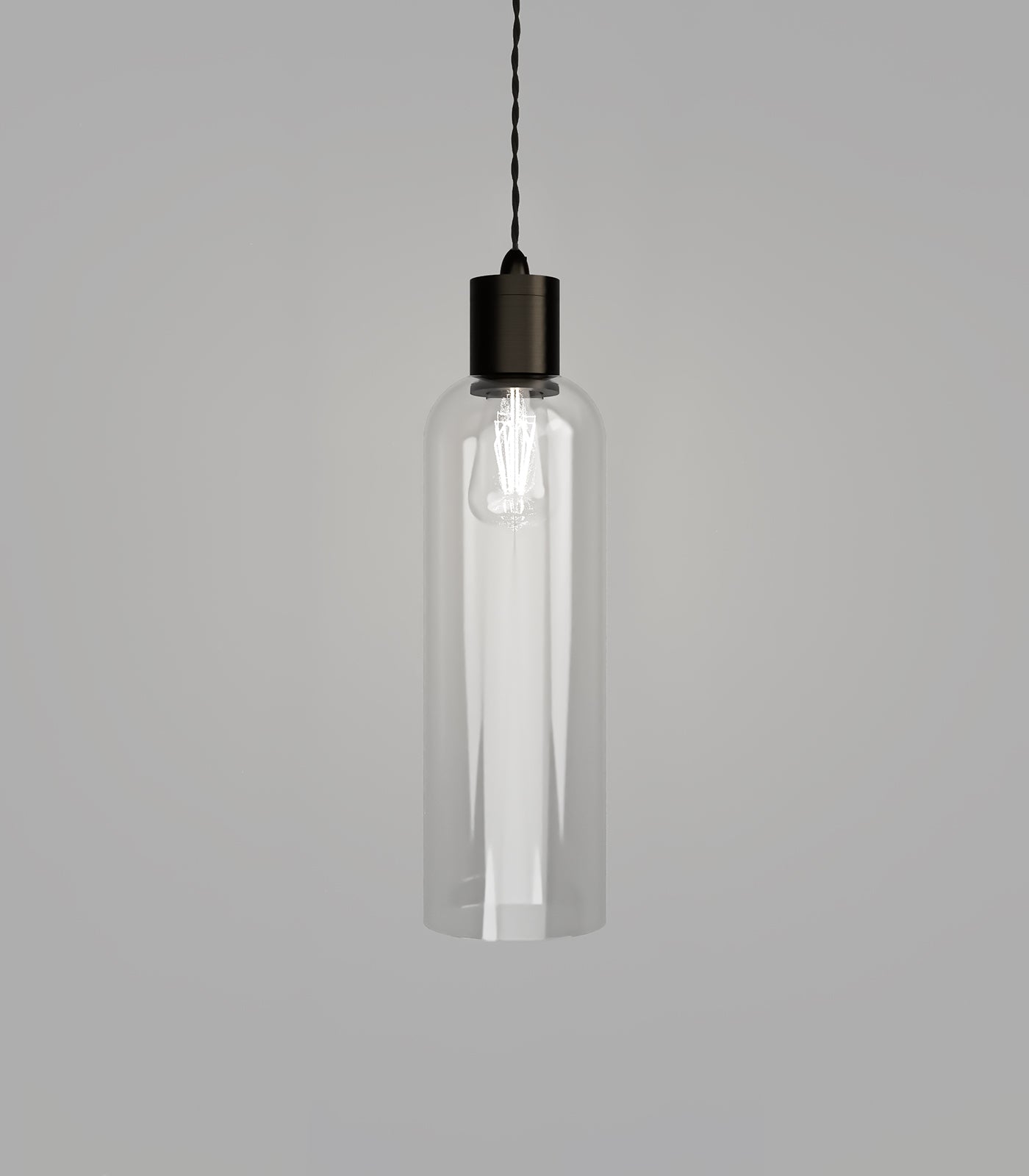 Lighting Republic Parlour Elong Interior Pendant Light Amber/ Clear/ White/ Smoked - LR.i02.25. + LR.A01.007.