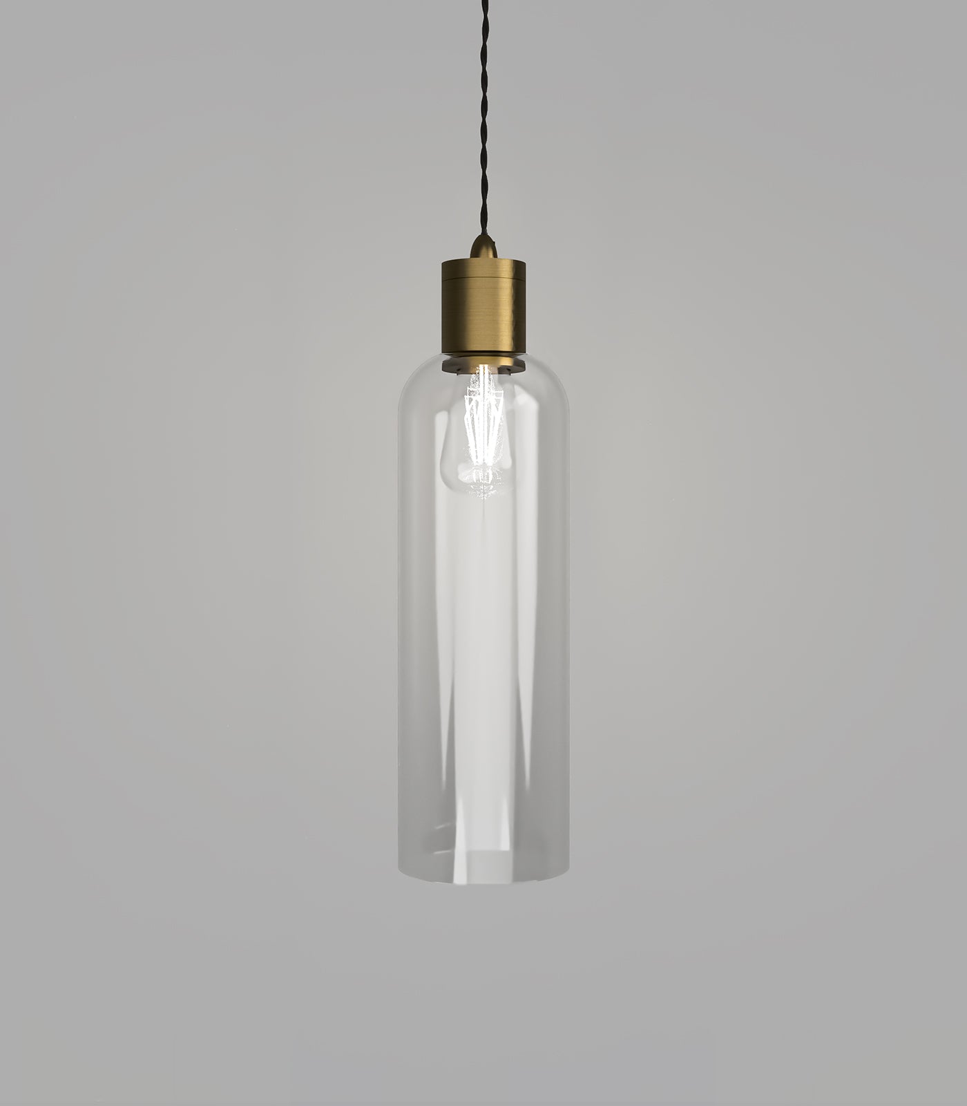 Lighting Republic Parlour Elong Interior Pendant Light Amber/ Clear/ White/ Smoked - LR.i02.25. + LR.A01.007.