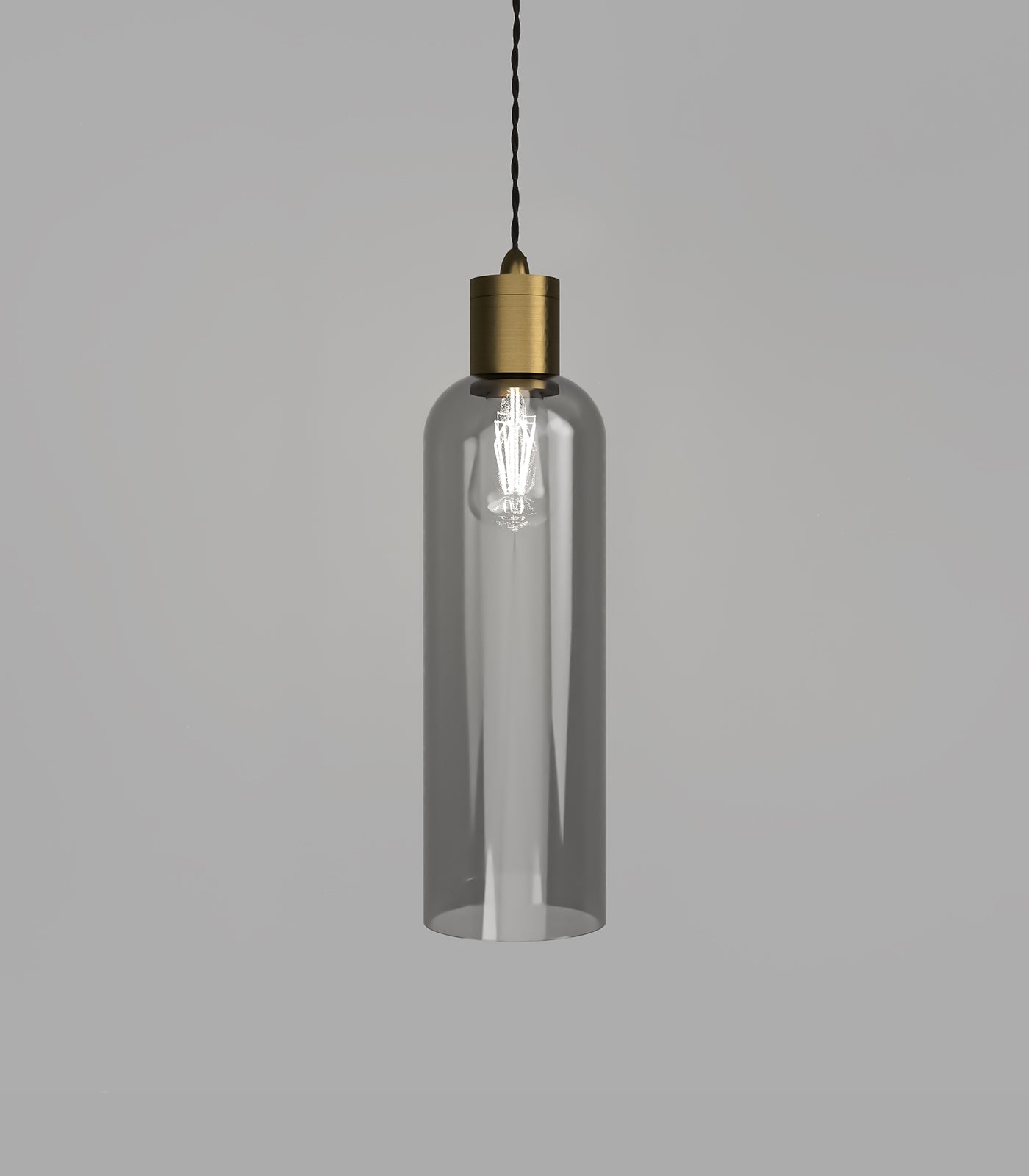 Lighting Republic Parlour Elong Interior Pendant Light Amber/ Clear/ White/ Smoked - LR.i02.25. + LR.A01.007.