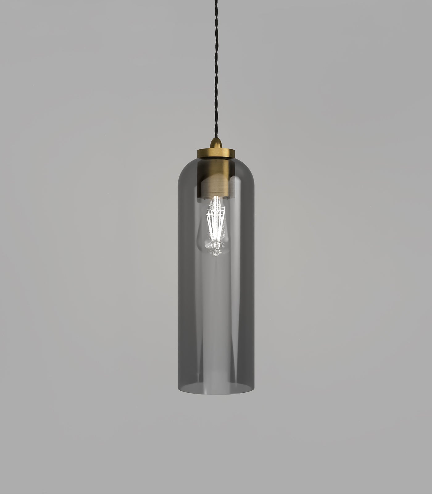 Lighting Republic Parlour Elong Interior Pendant Light Amber/ Clear/ White/ Smoked - LR.i02.25. + LR.A01.007.