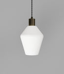 Lighting Republic Parlour Geo Interior Pendant Clear / White - LR.i02.25. + LR.A01.005.- Lighting Republic