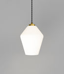 Lighting Republic Parlour Geo Interior Pendant Clear / White - LR.i02.25. + LR.A01.005.- Lighting Republic