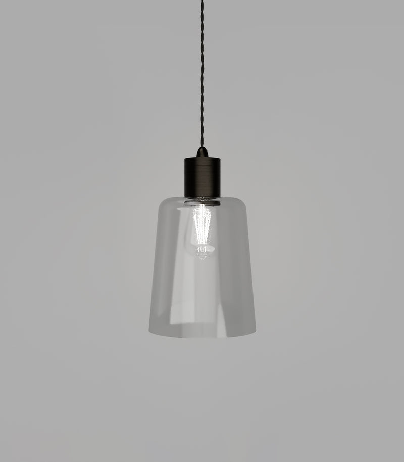 Lighting Republic Parlour Glass Interior Pendant Iron / Old Brass - LR.i025. + LR.A01. - Lighting Republic