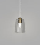 Lighting Republic Parlour Glass Interior Pendant Iron / Old Brass - LR.i025. + LR.A01. - Lighting Republic