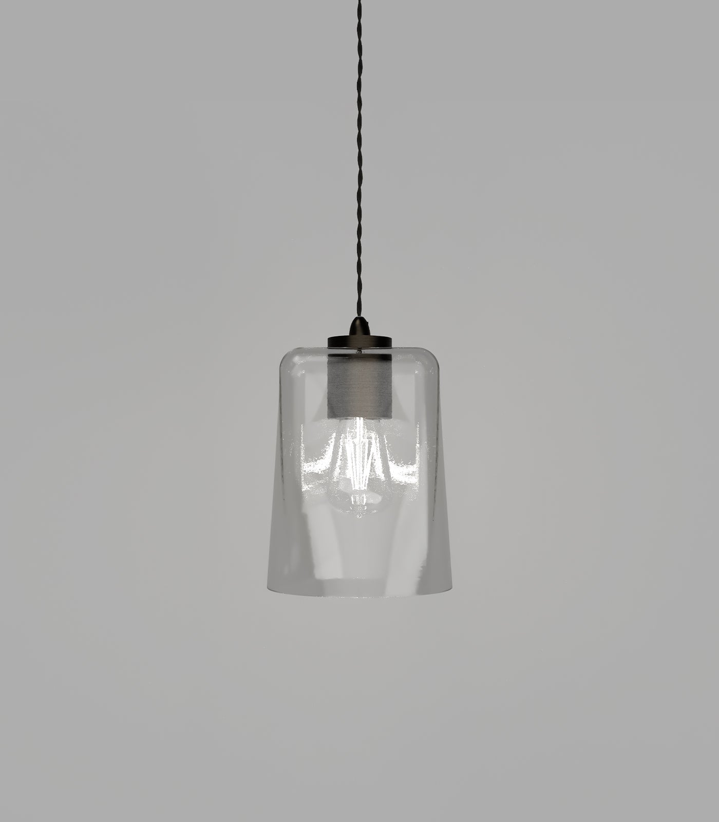 Lighting Republic Parlour Glass Interior Pendant Iron/ Old Brass - LR.i025. + LR.A01.