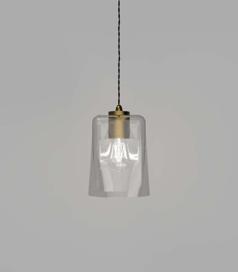 Lighting Republic Parlour Glass Interior Pendant Iron / Old Brass - LR.i025. + LR.A01. - Lighting Republic