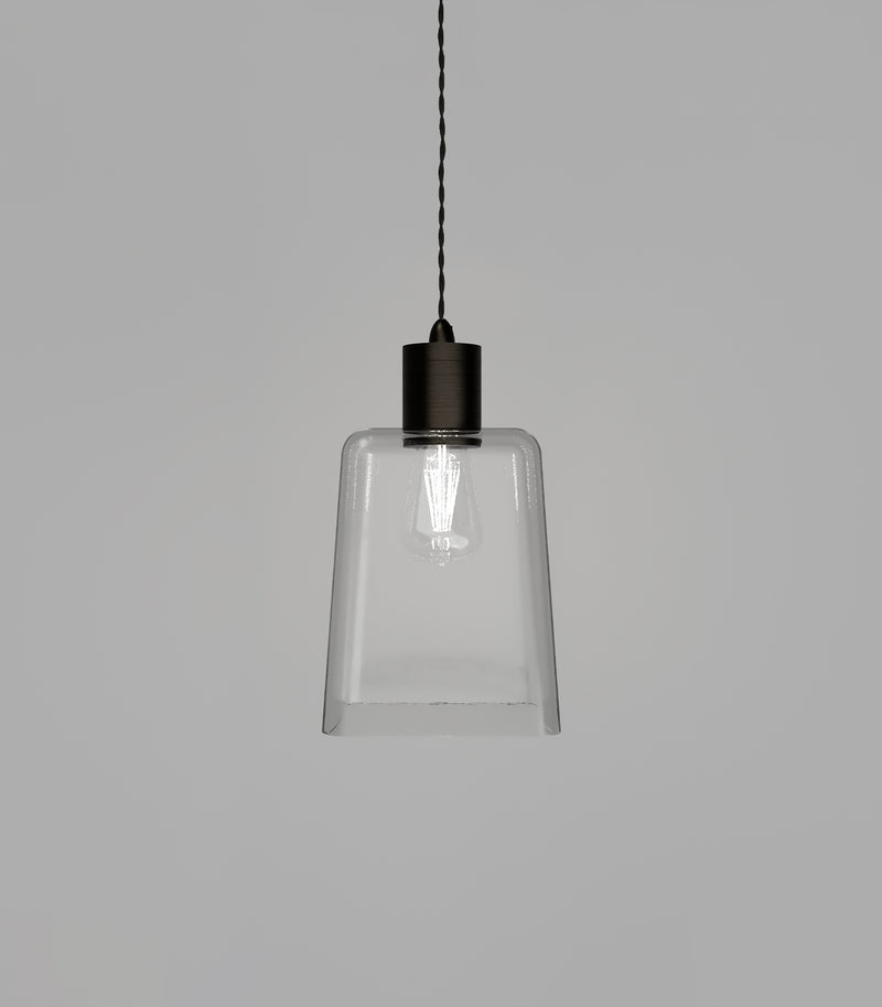 Lighting Republic Parlour Glass Interior Pendant Iron / Old Brass - LR.i025. + LR.A01. - Lighting Republic