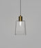 Lighting Republic Parlour Glass Interior Pendant Iron / Old Brass - LR.i025. + LR.A01. - Lighting Republic