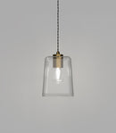 Lighting Republic Parlour Glass Interior Pendant Iron / Old Brass - LR.i025. + LR.A01. - Lighting Republic