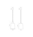 Lighting Republic Parlour Glass Interior Pendant Iron / Old Brass - LR.i025. + LR.A01. - Lighting Republic