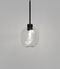 Lighting Republic Parlour Lite Curve Interior Pendant White / Clear / Smoke - LR.i02.26. + LR.A01.006. - Lighting Republic