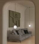 Lighting Republic Parlour Lite Curve Interior Pendant White / Clear / Smoke - LR.i02.26. + LR.A01.006. - Lighting Republic