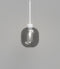 Lighting Republic Parlour Lite Curve Interior Pendant White / Clear / Smoke - LR.i02.26. + LR.A01.006. - Lighting Republic