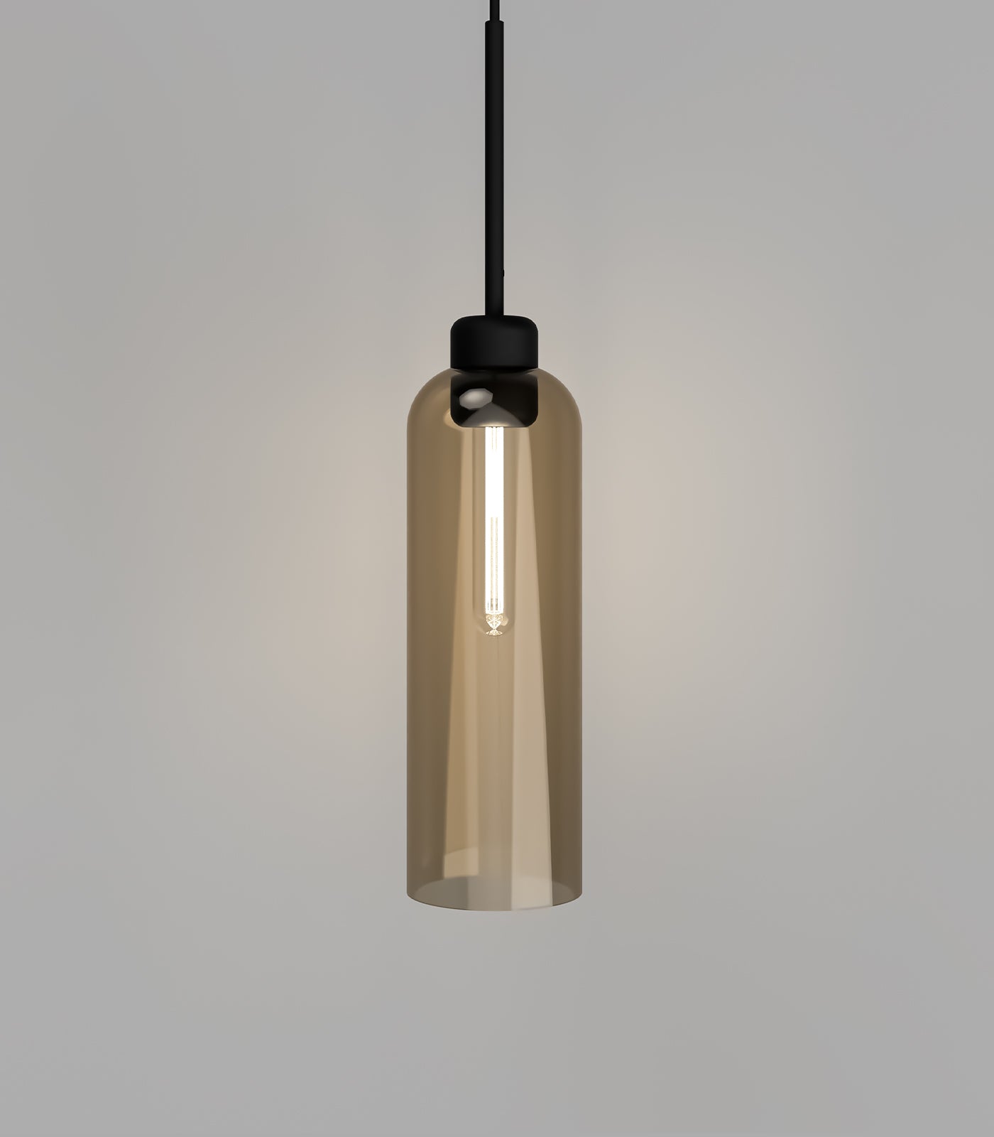 Lighting Republic Parlour Lite Elong Interior Pendant Amber/ Clear/ White/ Smoke - LR.i02.26. + LR.A01.007.