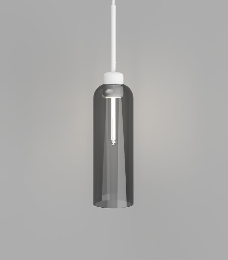 Lighting Republic Parlour Lite Elong Interior Pendant Amber / Clear / White / Smoke - LR.i02.26. + LR.A01.007. -Lighting Republic