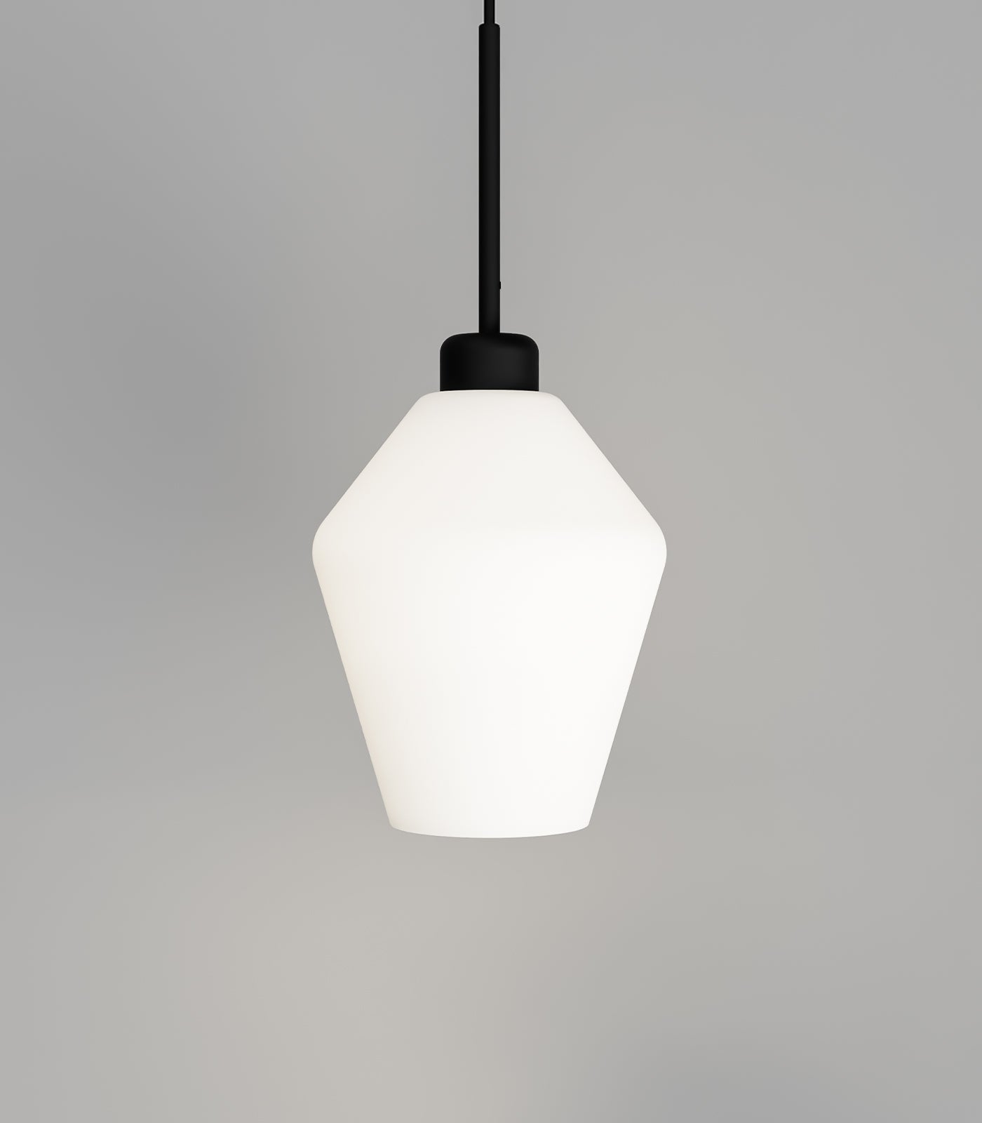 Lighting Republic Parlour Lite Geo Interior Pendant White/ Clear - LR.i02.26. + LR.A01.005.