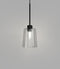 Lighting Republic Parlour Lite Glass Interior Pendant Light Black / White - LR.i02.26. + LR.A01.- Lighting Republic