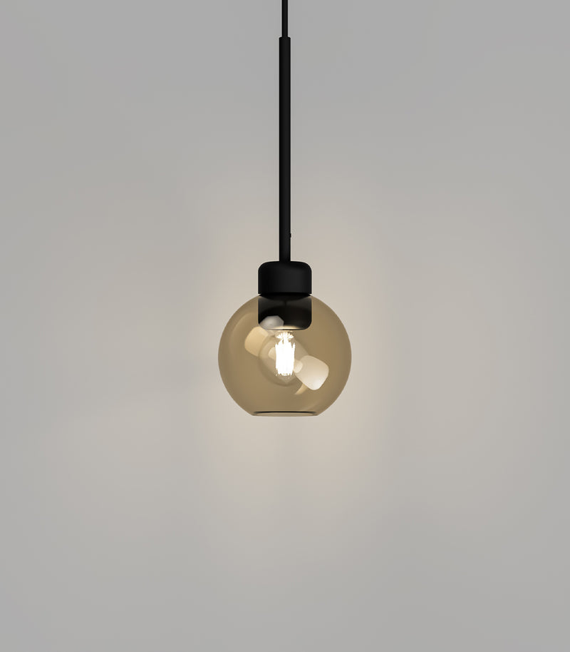  Lighting Republic Parlour Lite Sphere Interior Pendant Light Amber / Clear / White / Smoke - LR.i02.26. + LR.A01.004.- Lighting Republic