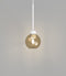 Lighting Republic Parlour Lite Sphere Interior Pendant Light Amber / Clear / White / Smoke - LR.i02.26. + LR.A01.004.- Lighting Republic