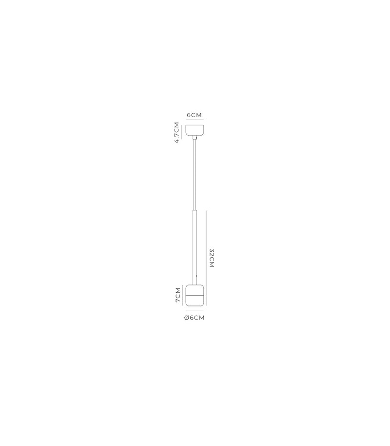 Lighting Republic Parlour Lite Interior Pendant Black / White - LR.i02.26.- Lighting Republic