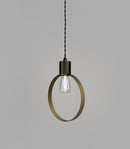  Lighting Republic Parlour Ring Interior Pendant Old Brass / Iron - LR.i02.25.+ LR.A35.RNG. -Lighting Republic