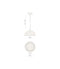 Aromas Big Dussa Interior Pendants 2700K Aged Gold/ Matte Black/ Matte White/ Travertine 9W - ARO.BIG DUSSA//P