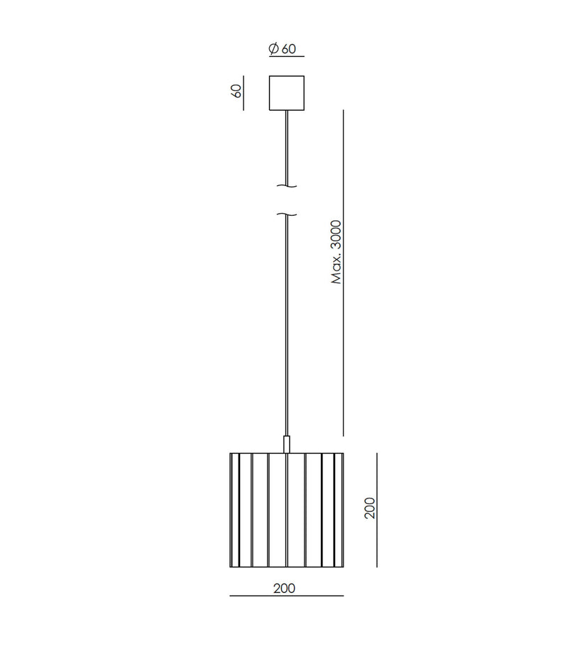 Aromas Dena Interior Pendants 2700K Taupe/ Persimon 9W- ARO.DENA/P