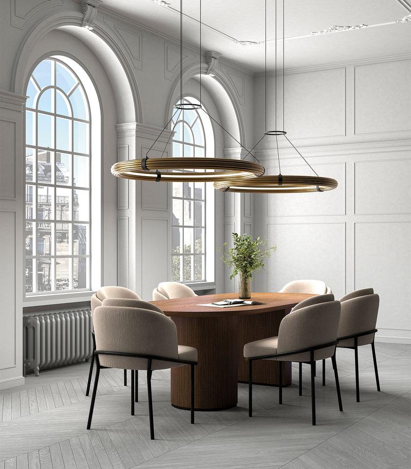 Aromas Elli Large Interior Pendants Antique Gold/ Matte Black/ Black 30W - ARO.C1311/L/ORO, ARO.C1311/L/NEG