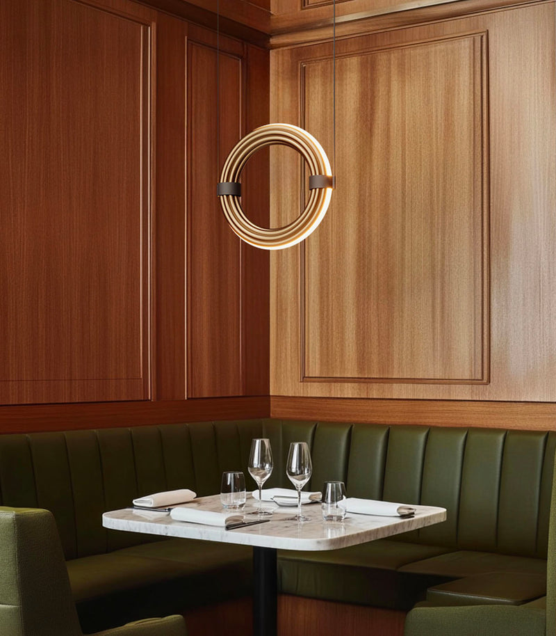 Aromas Elli Interior Pendants 2700K Antique Gold/ Matte Black 5W - ARO.C1311/S/ORO, ARO.C1311/S/NEG