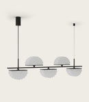 Aromas Gina 5lt Interior Pendants 2700K Matte Black/ Aged Gold- ARO.C1334/5