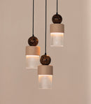 Aromas Glamm Pendants 2700K Brown Marble/Nude Ceramic 9W - ARO.C1130/BRO-S2010Y50R